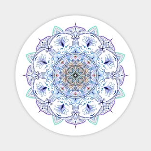 Phoenix Mandala for Light Colors Magnet